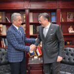 وزير الزراعة ومحافظ المنوفية يبحثان تسهيل إجراءات تخصيص أراضي للمشروعات التنموية وحياة كريمة 